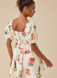 Juniper Denim Mini Dress Detail 5 - TULLABEE