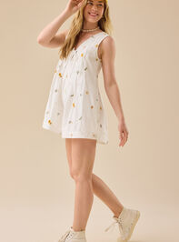Evie Embroidered Romper Detail 2 - TULLABEE