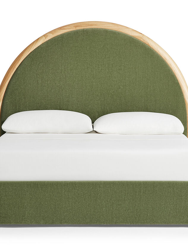 Joy Upholstered & Wood Bed - TULLABEE