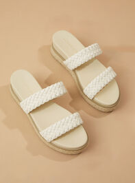 Kryztal Braided Platform Sandals - TULLABEE