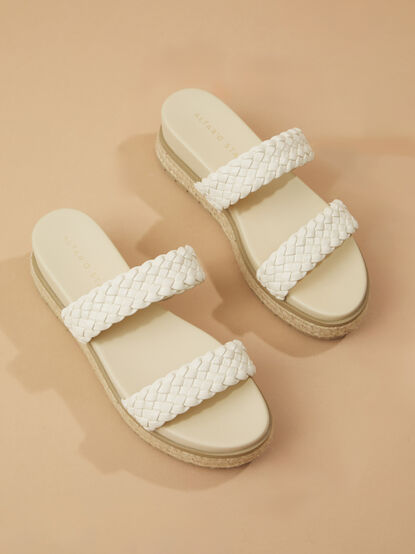Kryztal Braided Platform Sandals - TULLABEE