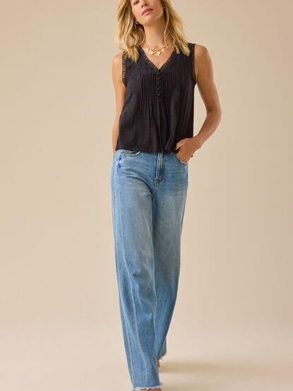 Cathy Lace Flowy Top - TULLABEE