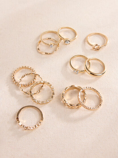 Everyday Gold Ring Set - TULLABEE
