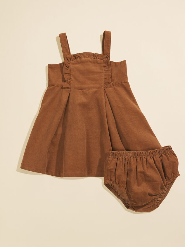 Joellen Corduroy Dress and Bloomer Set Detail 2 - TULLABEE
