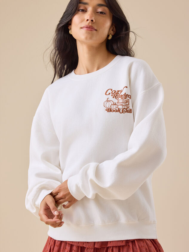 Cozy Readers Book Club Pullover - TULLABEE