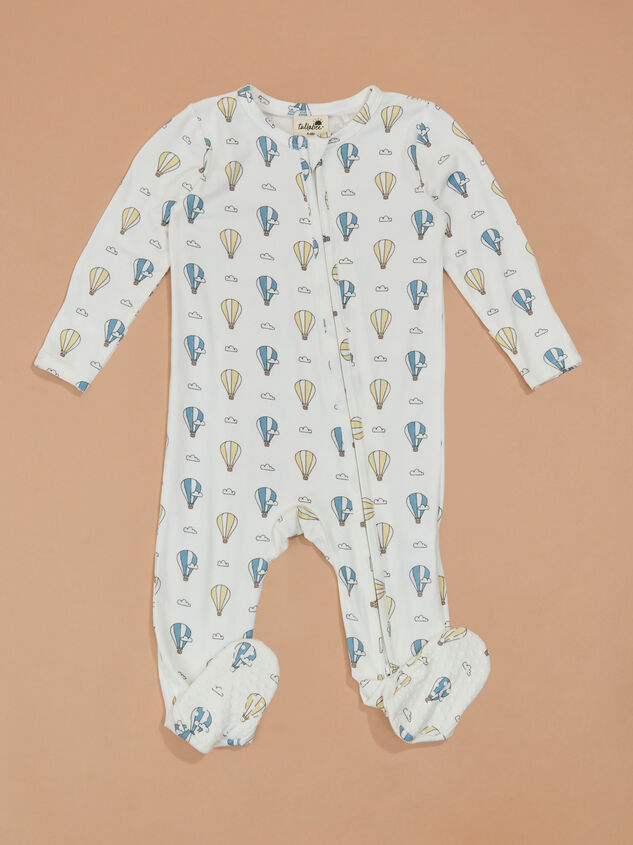 Up & Away Baby Footie Detail 3 - TULLABEE