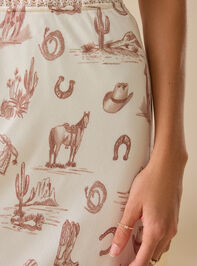 Indie Western Maxi Skirt Detail 3 - TULLABEE