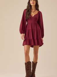 Jojo Tiered Mini Dress Detail 5 - TULLABEE