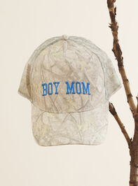 Boy Mom Embroidered Trucker Hat - TULLABEE