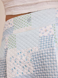 Comfort Patchwork Quilted Skort Detail 5 - TULLABEE