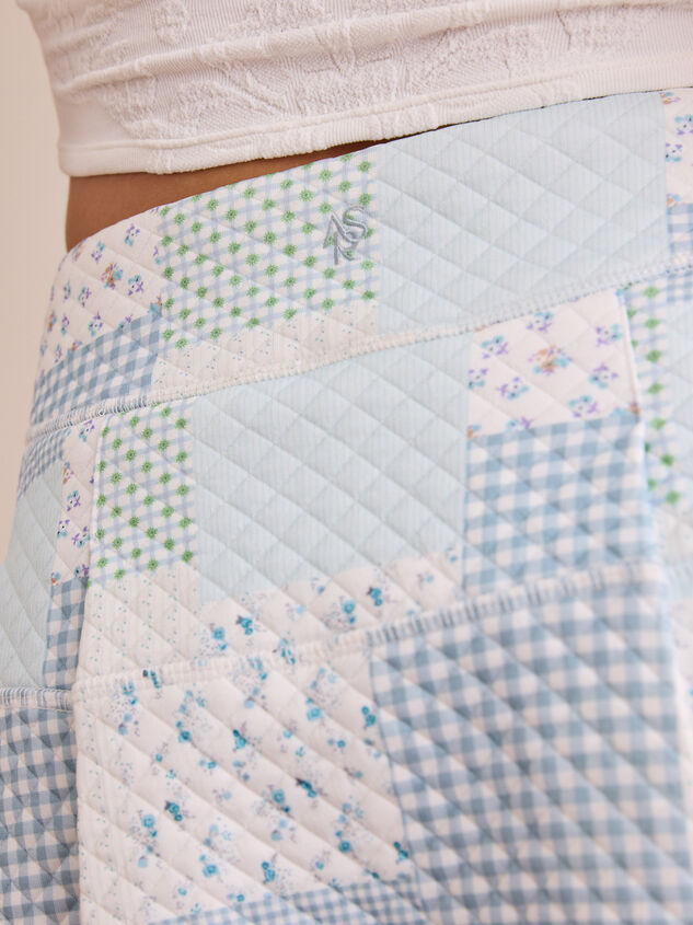 Comfort Patchwork Quilted Skort Detail 5 - TULLABEE