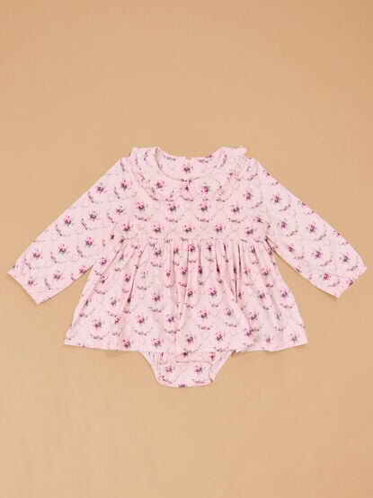 Lidia Floral Bubble Skirt Romper - TULLABEE