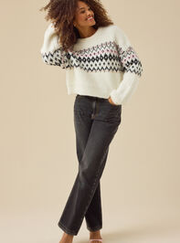 Nyla Fair Isle Sweater Detail 2 - TULLABEE