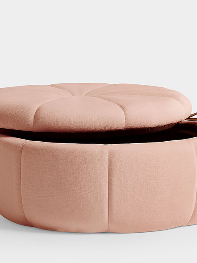Bianca Upholstered Storage Ottoman Detail 3 - TULLABEE