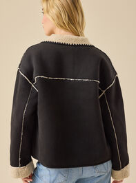 Aven Suede Jacket Detail 5 - TULLABEE