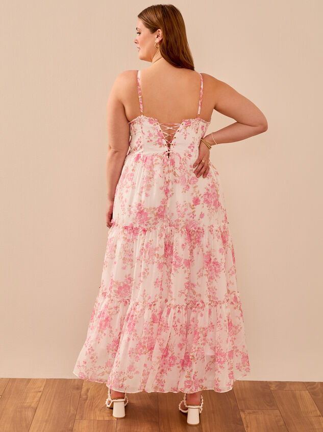 Elliana Floral Maxi Dress Detail 2 - TULLABEE
