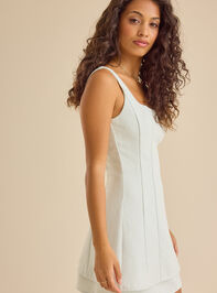 Lexi Tweed Mini Dress Detail 4 - TULLABEE