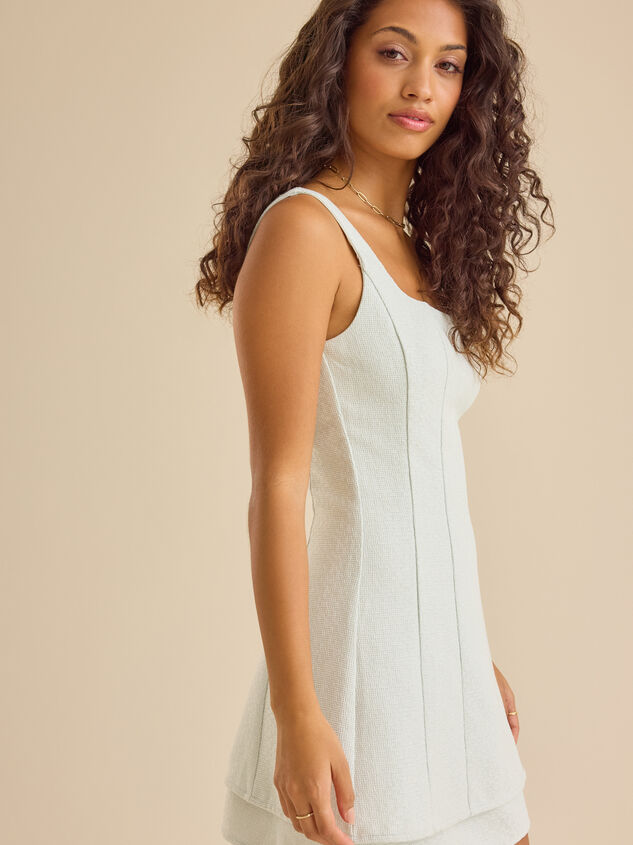 Lexi Tweed Mini Dress Detail 4 - TULLABEE