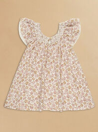 Millicent Floral Mini Dress Detail 2 - TULLABEE