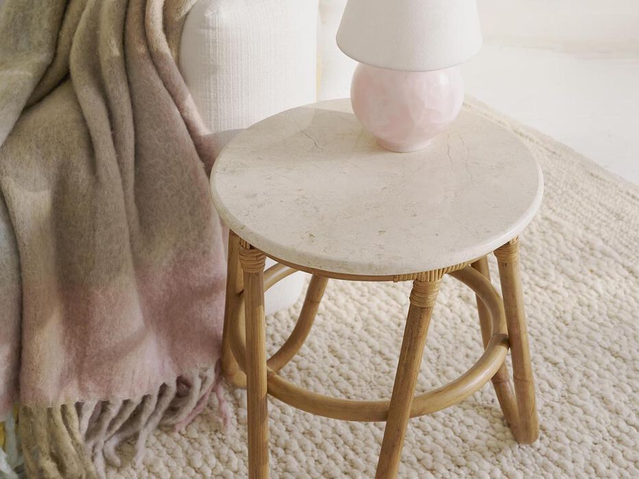 Eve Rattan Side Table - TULLABEE - 
