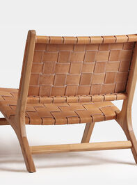 Cala Wood & Leather Chair Detail 5 - TULLABEE