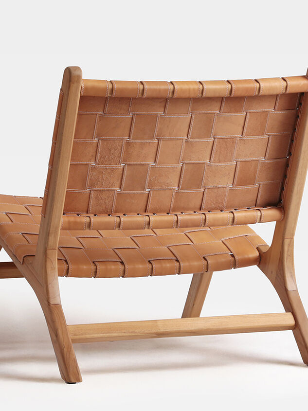 Cala Wood & Leather Chair Detail 5 - TULLABEE
