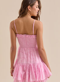 Harper Floral Mini Dress Detail 4 - TULLABEE