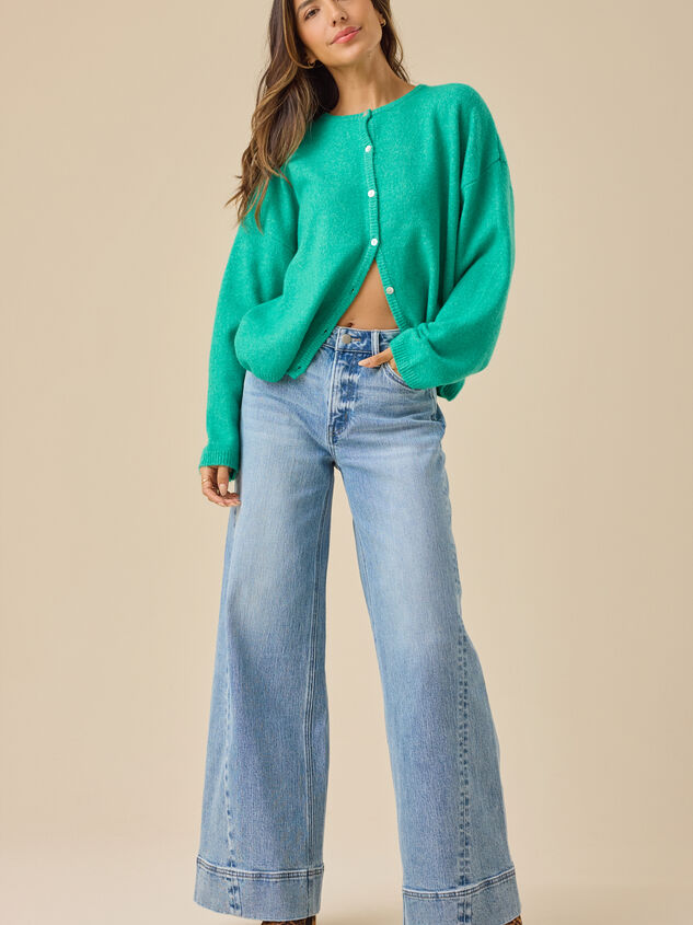 Chandler Wide Leg Jean Detail 2 - TULLABEE