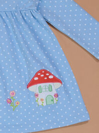 Mushroom House Dress Detail 3 - TULLABEE