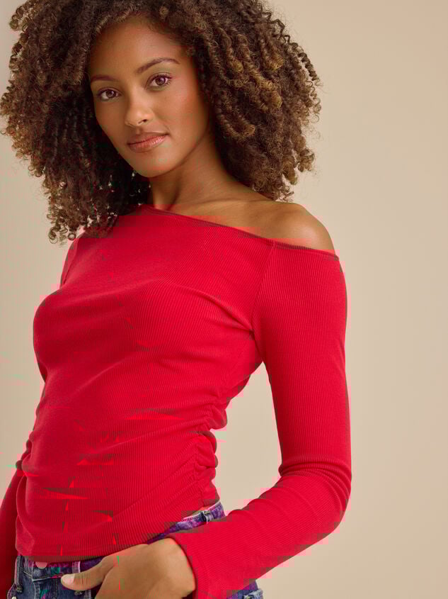 Jeanette Asymmetrical Top Detail 3 - TULLABEE