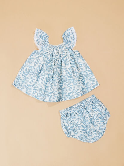 Ana Paisley Baby Dress - TULLABEE