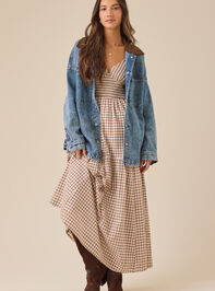 Laura Denim Barn Jacket Detail 2 - TULLABEE