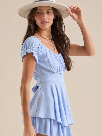 Haisley Double Layered Romper - TULLABEE