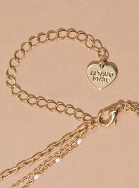 Layered Coquette Cowgirl Charm Necklace Detail 2 - TULLABEE