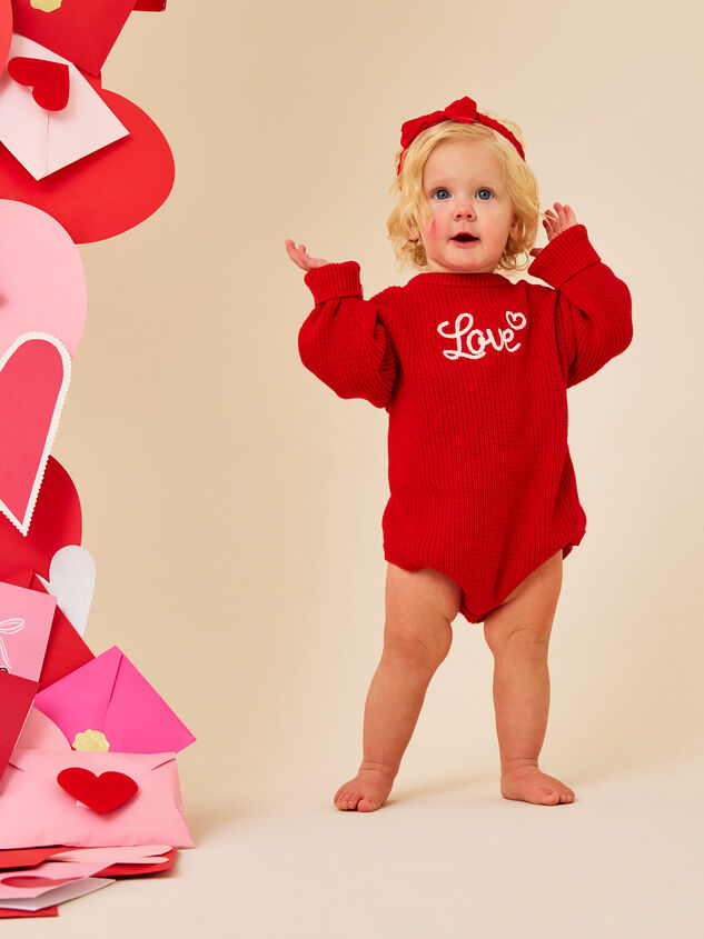 Love Sweater Bubble + Headband - TULLABEE