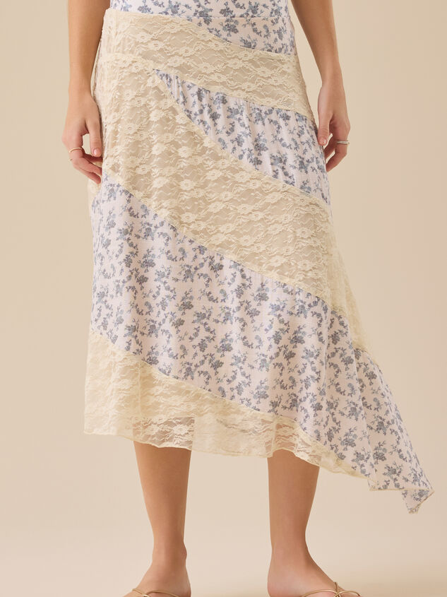 Mandi Print Lace Midi Detail 3 - TULLABEE