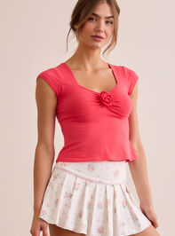 Rose Bloom Top Detail 3 - TULLABEE