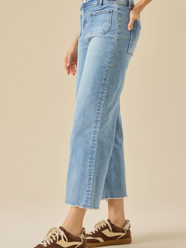 Maclyn Wide Leg Jean Detail 3 - TULLABEE