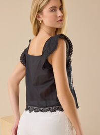 Ruth Embroidered Top Detail 4 - TULLABEE