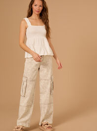 Kelly Tiered Tank Top Detail 4 - TULLABEE