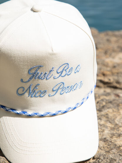 Just Be a Nice Person Trucker Hat - TULLABEE