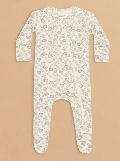 Pheobe Floral Footie by Quincy Mae - TULLABEE