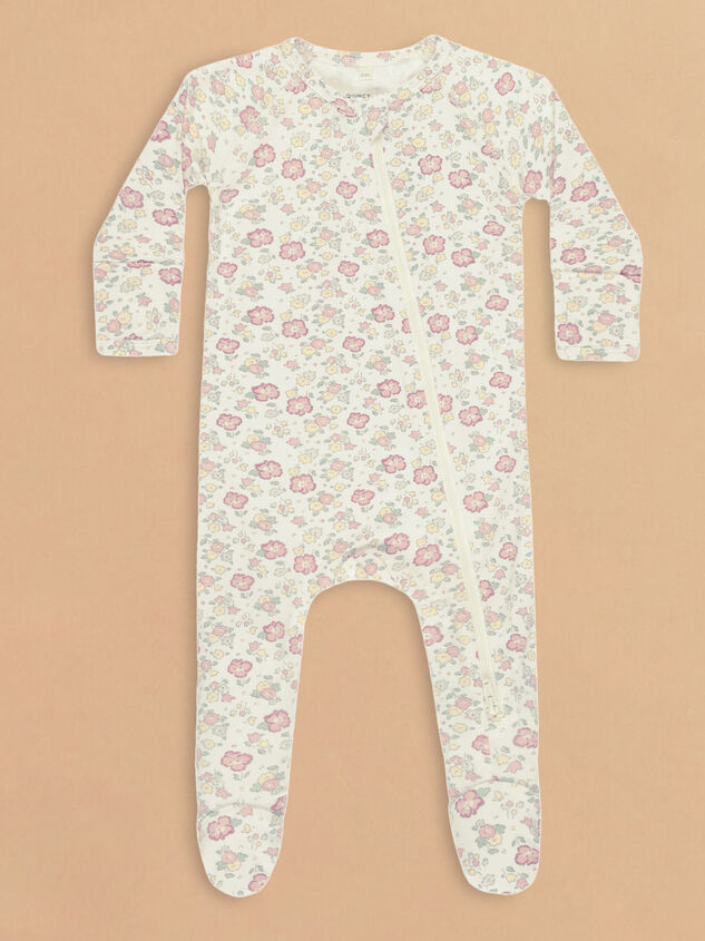 Pheobe Floral Footie by Quincy Mae - TULLABEE