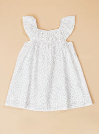 Amy Floral Toddler Dress Detail 2 - TULLABEE