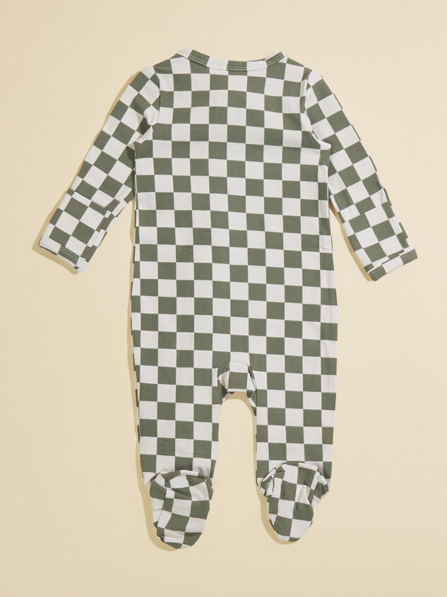 Parker Checkered Footie Detail 2 - TULLABEE