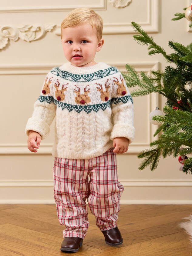 Reindeer Fair Isle Sweater - TULLABEE