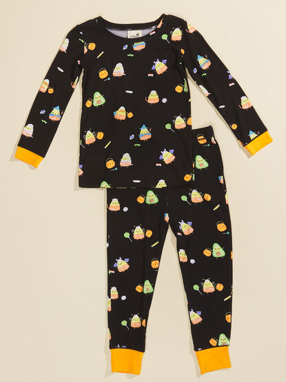 Candy Corn Pajama Set - TULLABEE