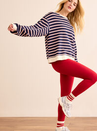 Lodge Day Striped Pullover Detail 4 - TULLABEE