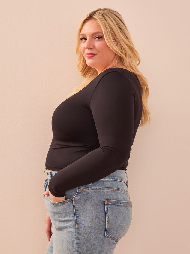 Everyday Seamless Long Sleeve Top Detail 3 - TULLABEE