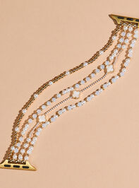 Sparkling Clover Smart Watch Band Detail 2 - TULLABEE